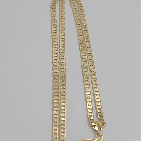 Last One Brand New Brazilian 18k Gold Filled Multi Lucky Charms Necklace - Picture 7 of 7